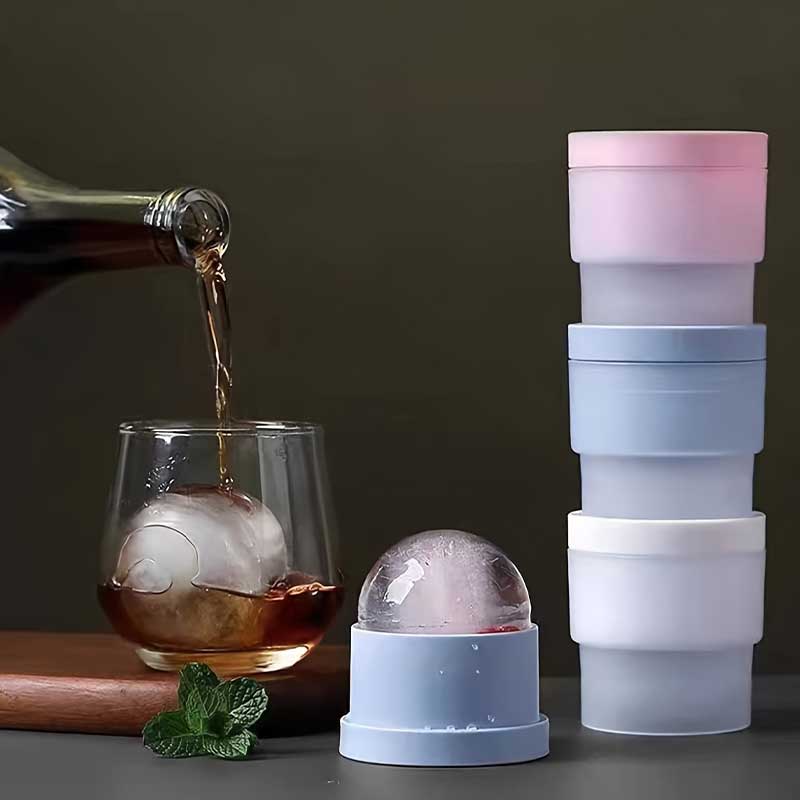 Wine Beer Refrigerator - 3-delige ijsbolletjesmaker, ronde ijsblokjesvorm geschikt voor