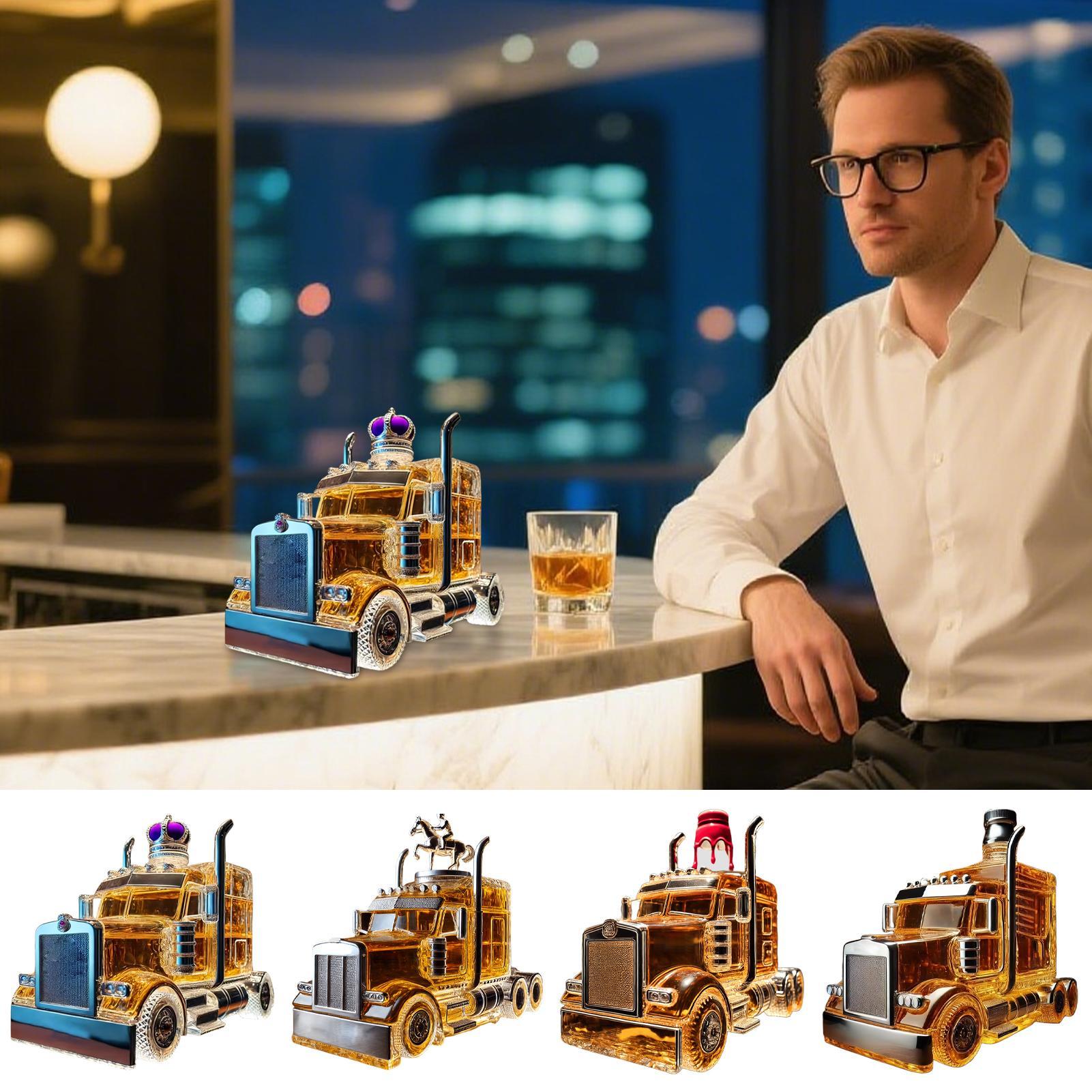 Wine Beer Truck - Wijnkaraf Half Truck Bourbon Dispenser 375