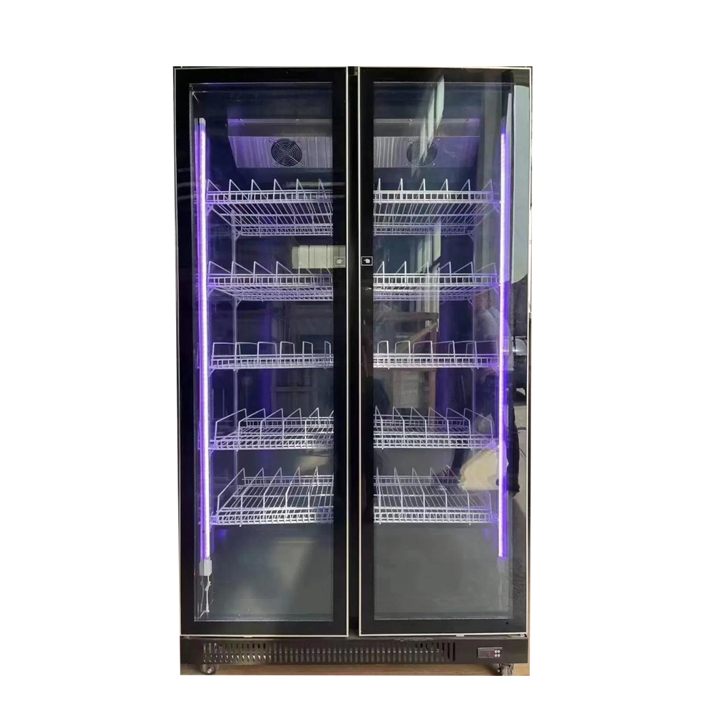 Beer & Wine Downtown - Commerciële glazen deuren verticale koelvitrine voor