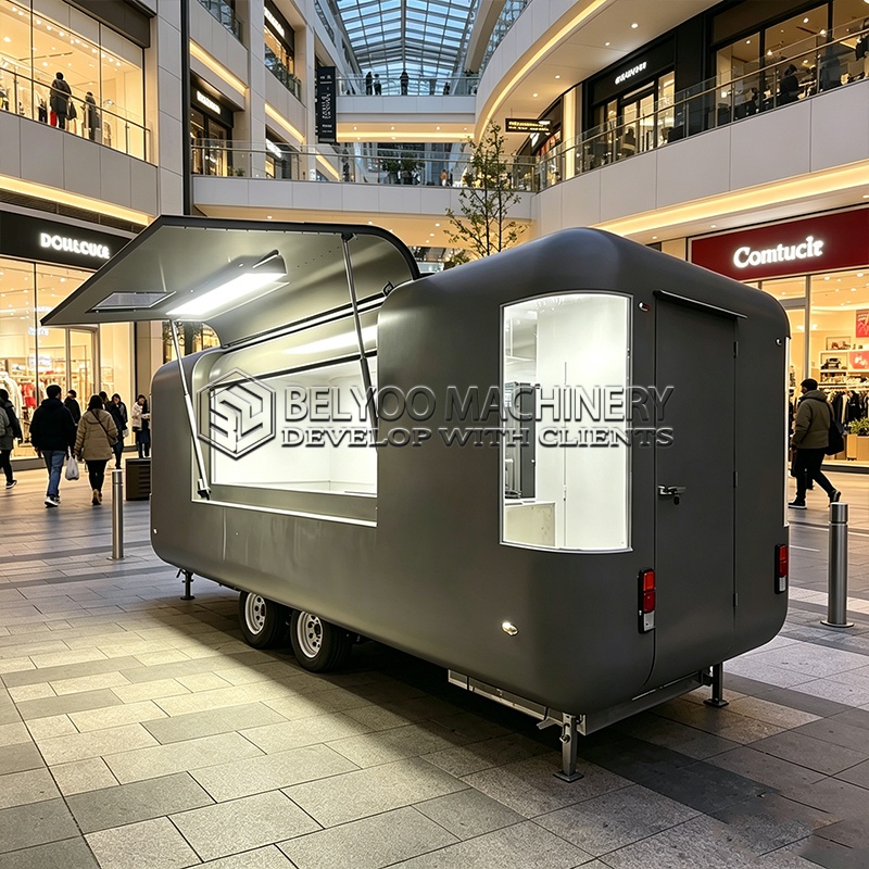 Beer & Wine Downtown - Belyoo mobiele koffie cateringwagen premium multifunctionele