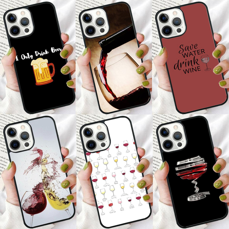 Wine Plus Beer - Drink Bier Rode Wijn Mobiele Telefoon