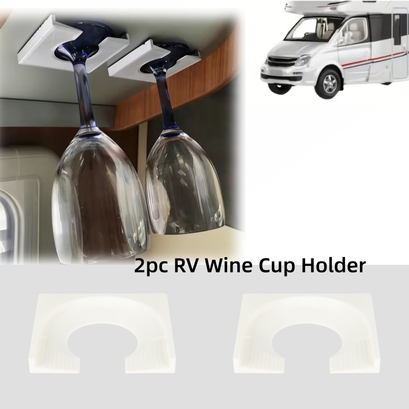 Wine & Beer Shop - 2-delige RV Campervan Wijnbekerhouder Met Zelfklevende