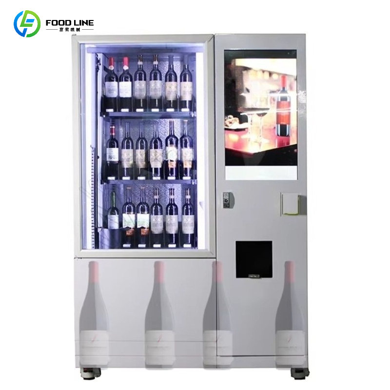 Wine Beer Refrigerator - Slimme leeftijdsverificatie lift systeem koelkast automaat