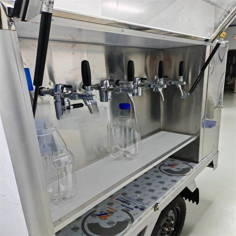 Wine Beer Truck - Craft beer mobiele driewielige wijnwagen buitenkraam