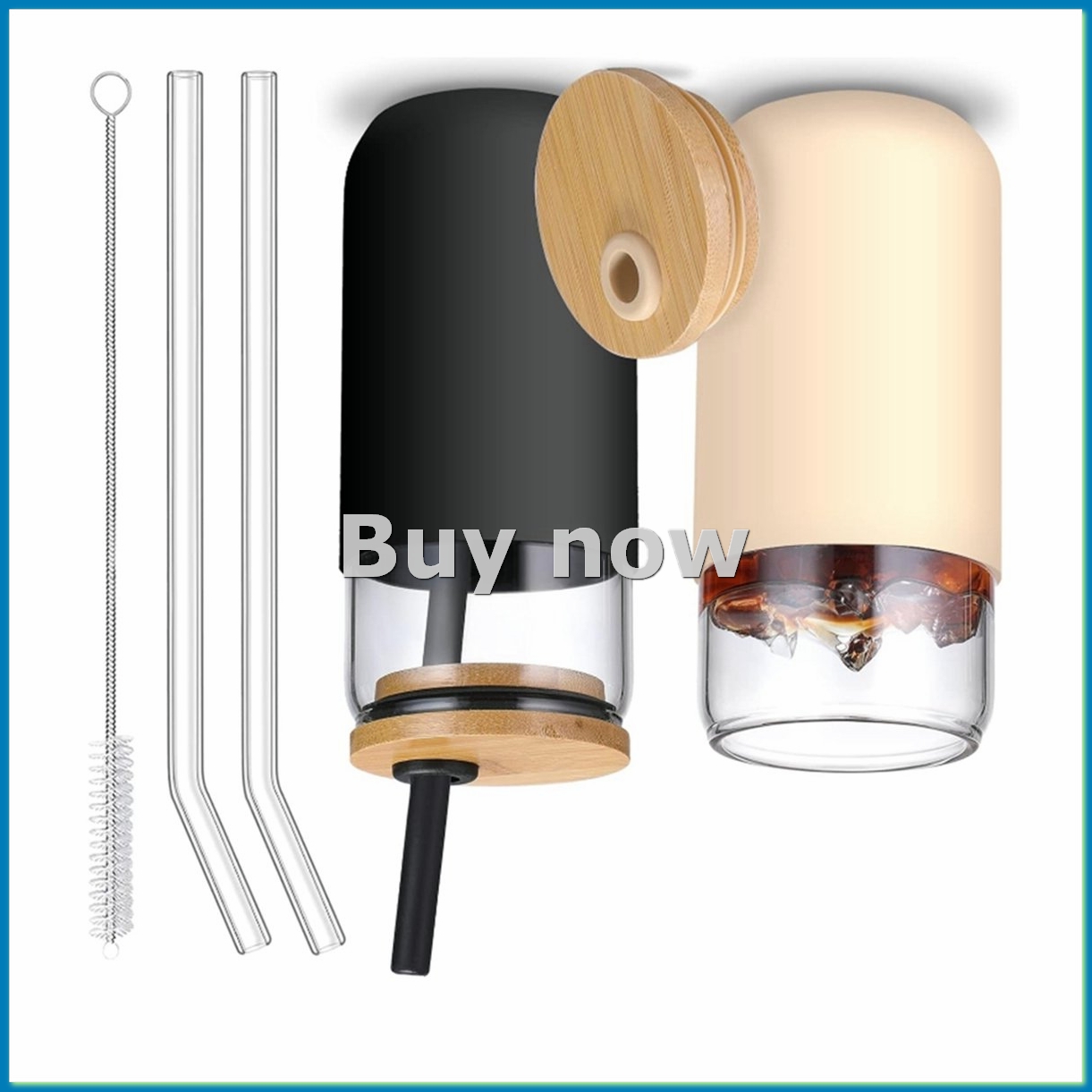 Beer & Wine Downtown - 2 kleuren 20 OZ glazen bekers