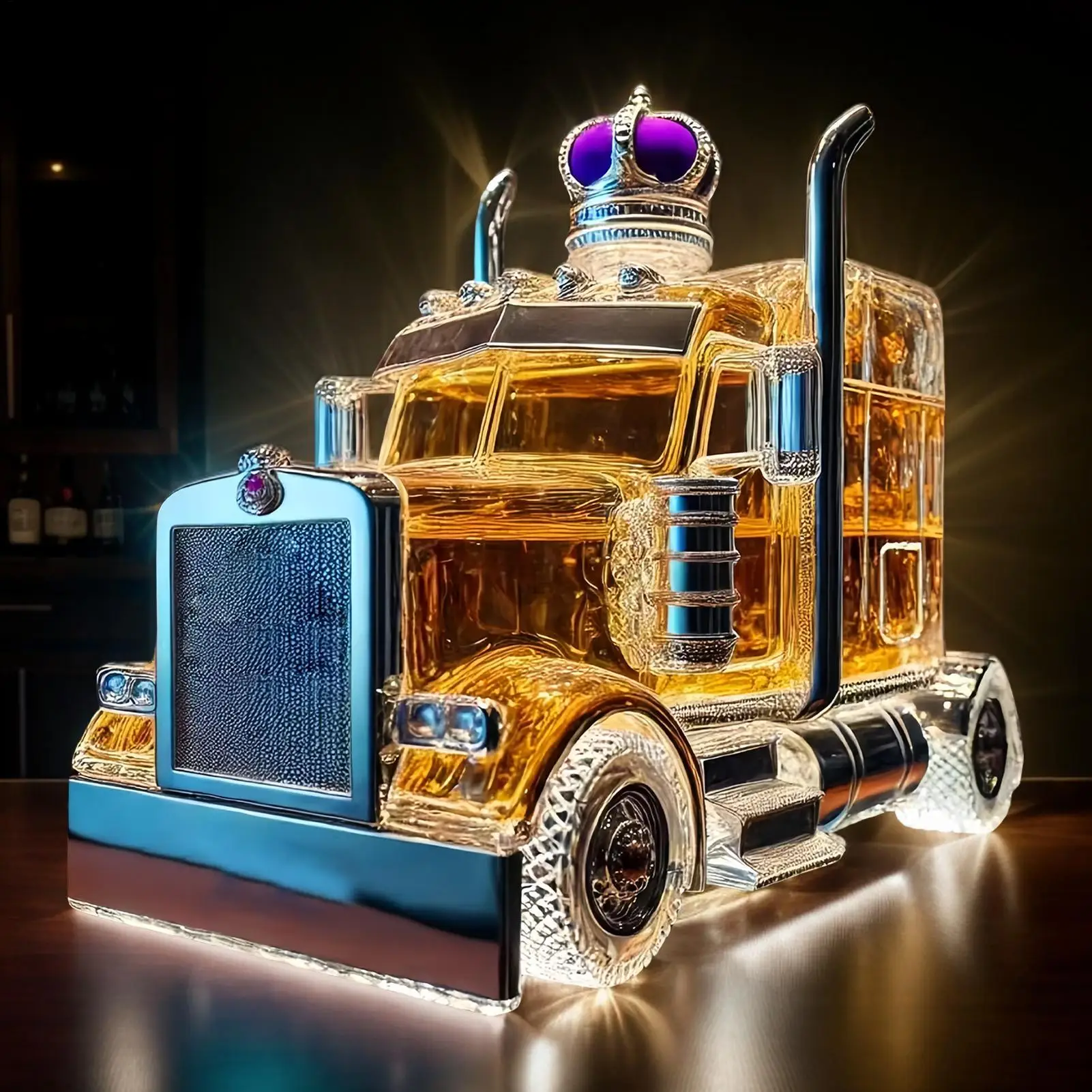 Autoglas Wijnfles Halve Truck  - Wine Beer Truck recensie en prijs