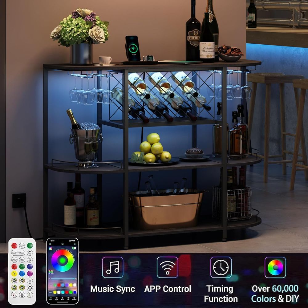 Zwarte 3-laags salontafel met  - Wine & Beer Shop recensie en prijs