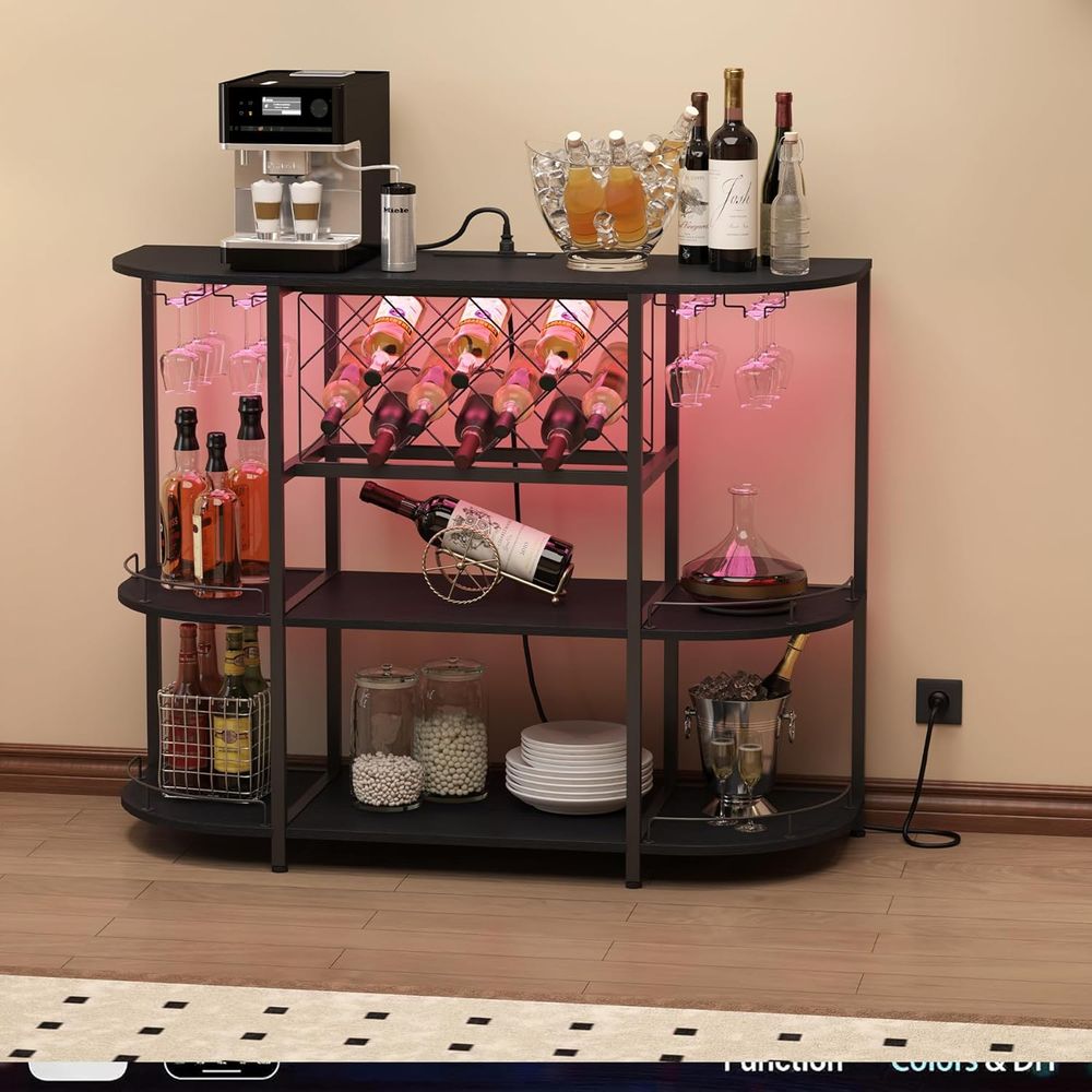Zwarte 3-laags salontafel met  - Wine & Beer Shop recensie en prijs
