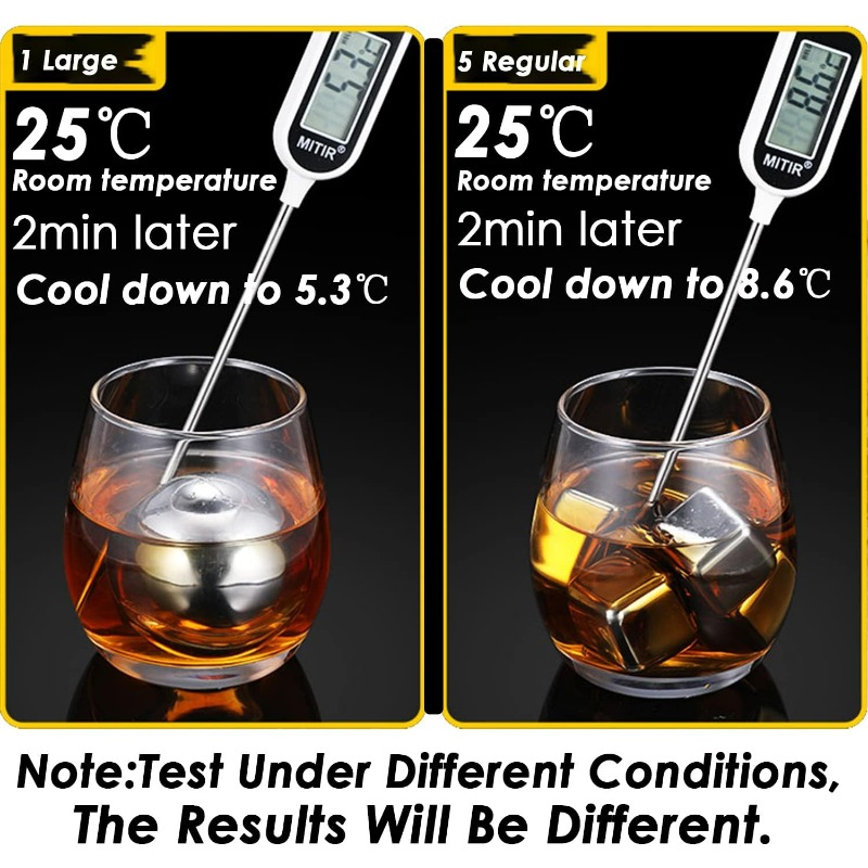 Herbruikbare whisky-ijsballen  - Wine Beer Refrigerator recensie en prijs