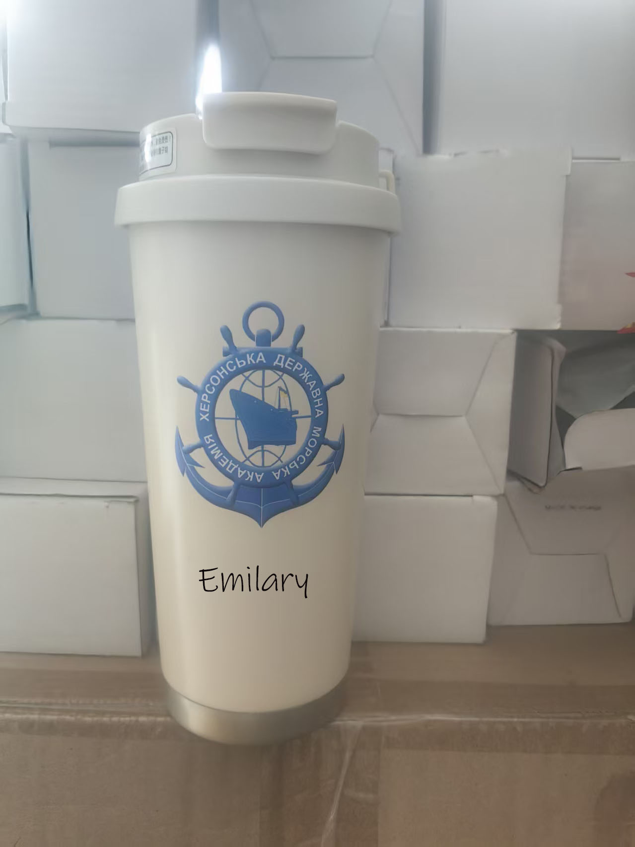Aangepast logo 600ML waterfles - Wine With Beer Name recensie en prijs