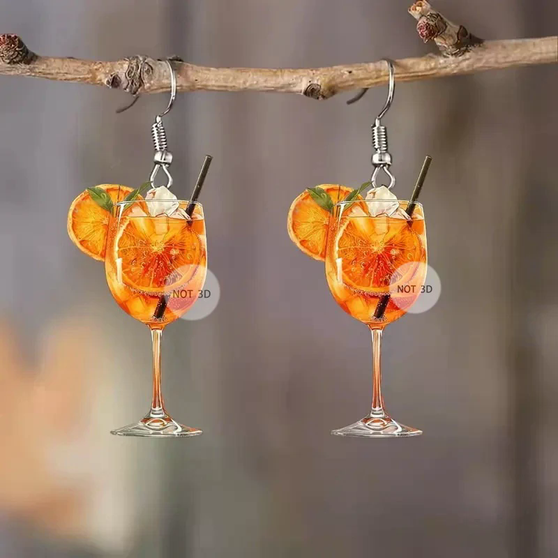Mode 2D Platte Ontwerp Oorbell - Beer And Wine Festival recensie en prijs