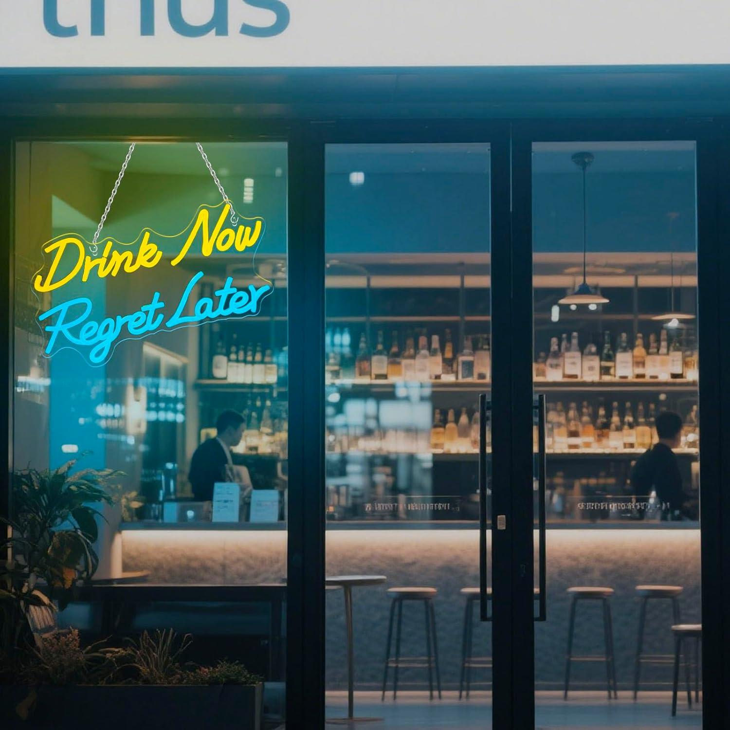 Bier Neonbord Drink Nu Spijt L - Beer & Wine Downtown recensie en prijs