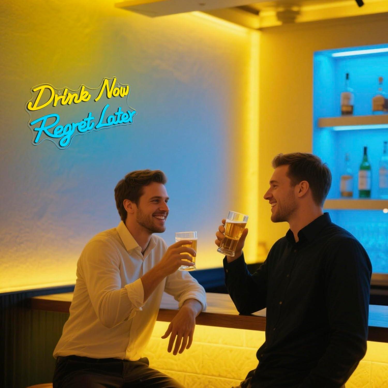 Bier Neonbord Drink Nu Spijt L - Beer & Wine Downtown recensie en prijs