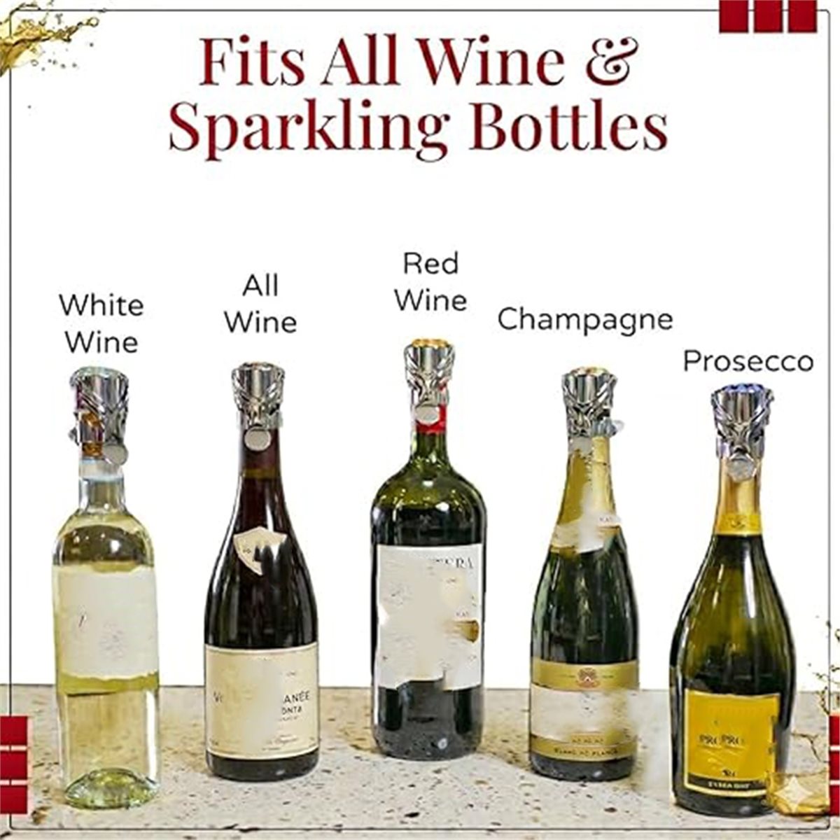 (A02R] 2 stuks wijnstopper en  - Wine & Beer Shop recensie en prijs
