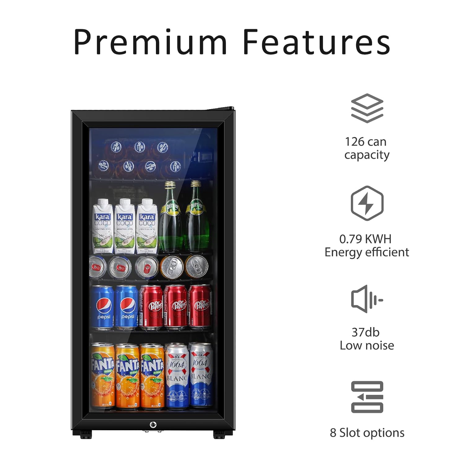 Drankenkoelkast, 3,2 Cu.ft min - Wine Beer Refrigerator recensie en prijs