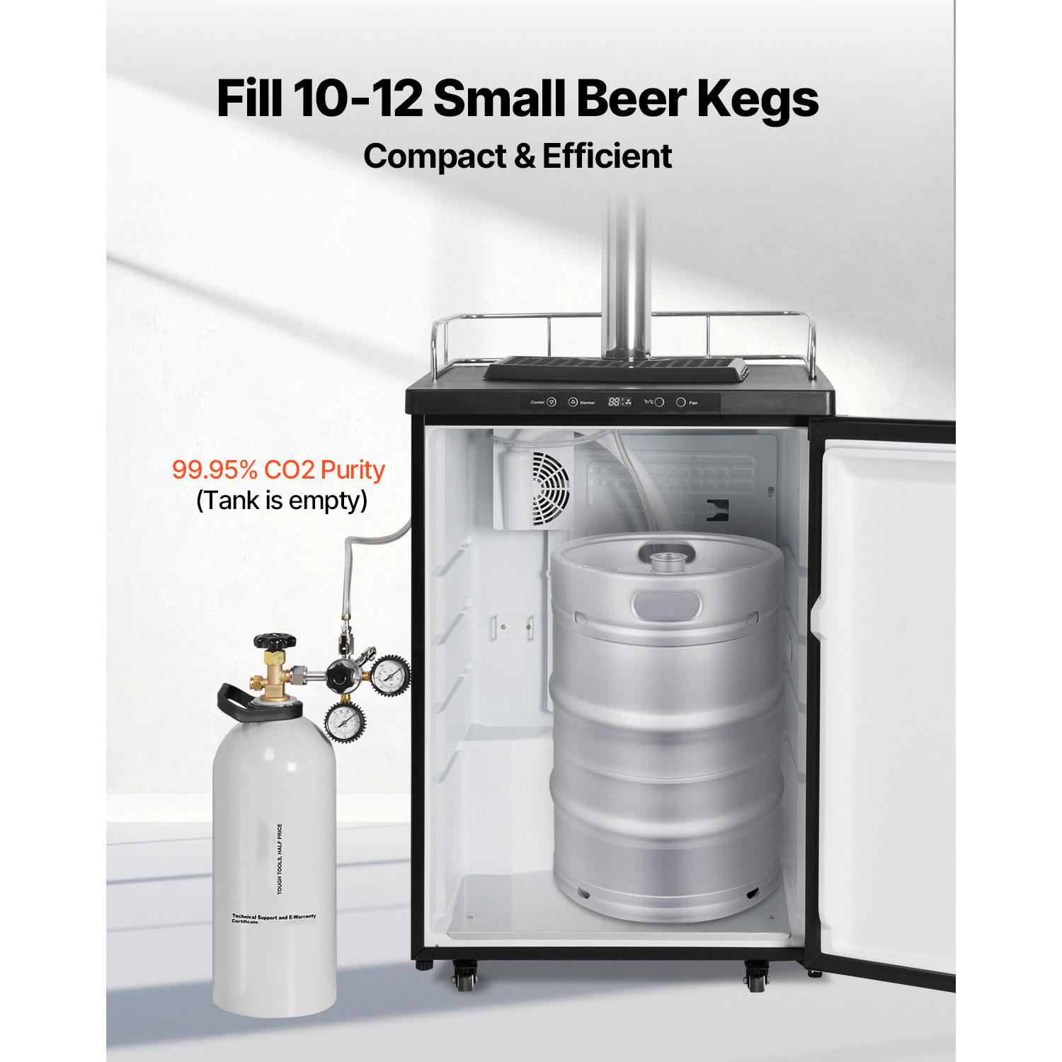 SucceBuy CO2 Tank 10 lbs Nieuw - Beer & Wine Downtown recensie en prijs