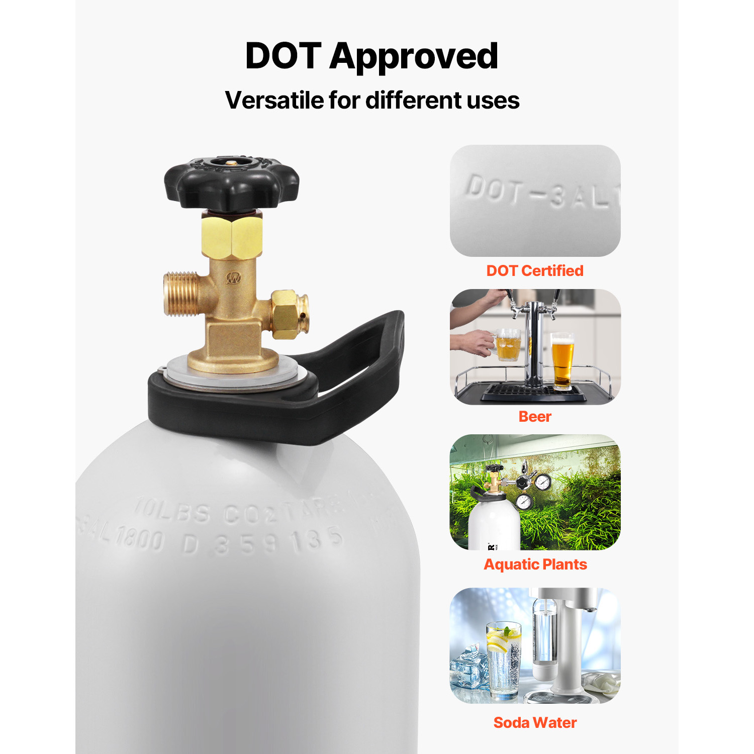 SucceBuy CO2 Tank 10 lbs Nieuw - Beer & Wine Downtown recensie en prijs